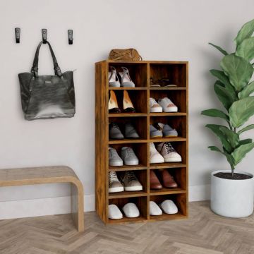 Gossi pantofar, stejar sonoma, 54x34x100,5 cm, lemn compozit