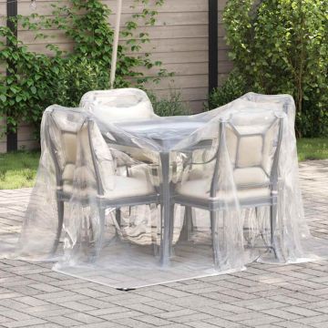 Gossi prelata transparenta cu ochiuri 2x3 m polietilena