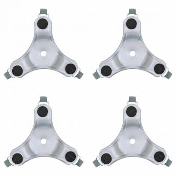 Gossi role pentru mobila, 4 buc., 16x14,5x5,5 cm, otel, 180 kg