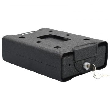 Gossi seif de securitate negru metal mic incuietori