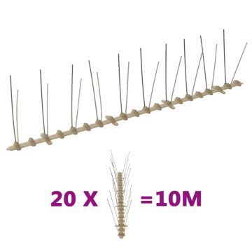 Gossi set banda cu tepi antipasari cu 2 randuri 20 buc. plastic 10 m