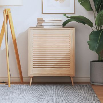 Gossi usa de dulap cu design lambriu, 61,5x59,4 cm, lemn masiv de pin