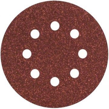 HiKOKI  753101 - Set foi abrazive rotunde 125 mm granulatie 40 8 gauri 10 bucati