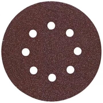 HiKOKI  753109 - Set foi abrazive rotunde 125 mm granulatie 320 8 gauri 10 bucati