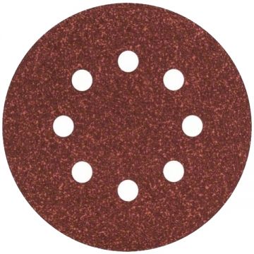 HiKOKI  753110 - Set foi abrazive rotunde 125 mm granulatie 400 8 gauri 10 bucati