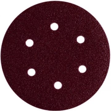 HiKOKI  753111 - Set foi abrazive rotunde 150 mm granulatie 40 6 gauri 10 bucati