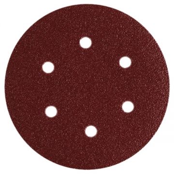 HiKOKI  753118 - Set foi abrazive rotunde 150 mm granulatie 240 6 gauri 10 bucati