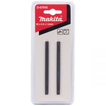 Makita  D-07945 - Cutit pentru rindea 82 mm 2 bucati KP0800