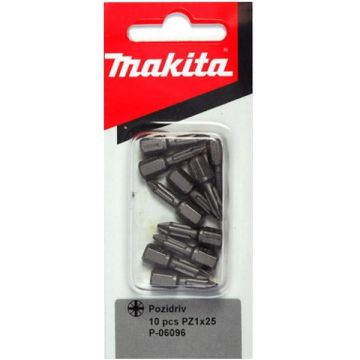 Makita  P-06096 - Set capete de insurubare profil PZ1 10 bucati