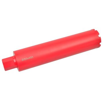 Varf burghiu cu carota diamantata gaurire uscata si umeda 82 mmx400 mm
