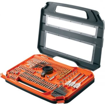 Black  Decker  A7154 - Set accesorii insurubare si burghie mixte 100 bucati