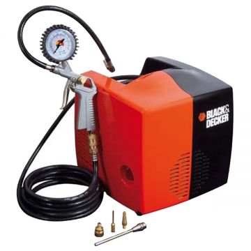 Black  Decker  CUBO - Compresor fara ulei 1100 W - l 180 l/min 8 bar
