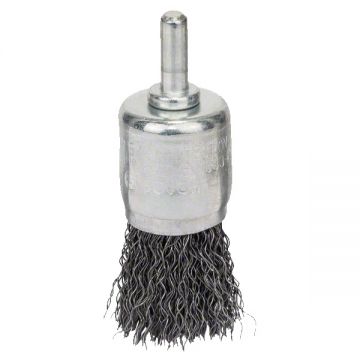 Bosch  1609200269 - Perie pensula 25x0.3  mm fir ondulat tija cilindrica 6 mm