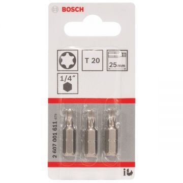Bosch  2607001611 - Set capete de insurubare profil TX20 3 bucati