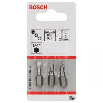 Bosch  2607001765 - Set capete de insurubare mixte 3 bucati