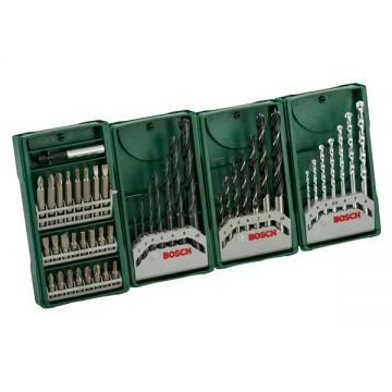 Bosch  2607017071 - Set accesorii insurubare si burghie mixte 46 bucati