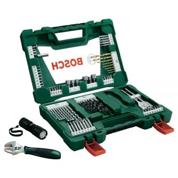 Bosch  2607017193 - Set accesorii insurubare si burghie mixte 83 bucati