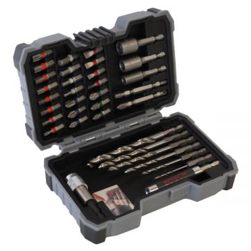 Bosch  2607017327 - Set accesorii insurubare si burghie lemn 35 bucati