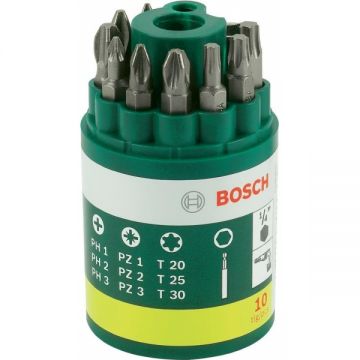 Bosch  2607019452 - Set capete de insurubare mixte 10 bucati