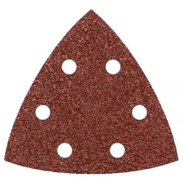 Bosch  2607019500 - Set foi abrazive delta  93x93x93 mm granulatie mixta 6 gauri 25  bucati