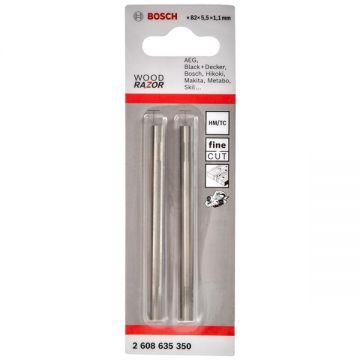 Bosch  2608635350 - Cutit pentru rindea 82 mm 2 bucati