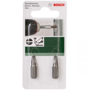 Bosch  2609255909 - Set capete de insurubare profil plat 0.8x5.5 mm 2 bucati
