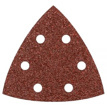 Bosch  2609256957 - Set foi abrazive delta  93x93x93 mm granulatie mixta 6 gauri 10  bucati