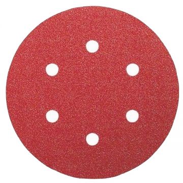 Bosch  2609256A30 - Set foi abrazive rotunde 150 mm granulatie 60 6 gauri 5 bucati