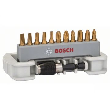 Bosch  Max Grip - Set capete de insurubare mixte 12 bucati