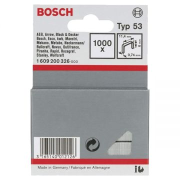 Bosch  TYP 53 - Set capse 11.4x6 mm PTK 14 1000 bucati