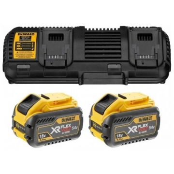 DeWalt  DCB132X2 - Set 2 acumulatori si incarcator Li-Ion Flexvolt 54 V 9 Ah