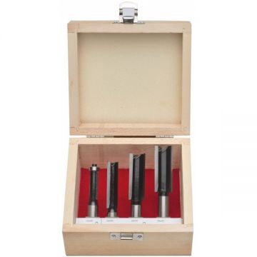 HiKOKI  711012 - Set cutite frezat tija 12 mm ambalaj lemn 4 bucati