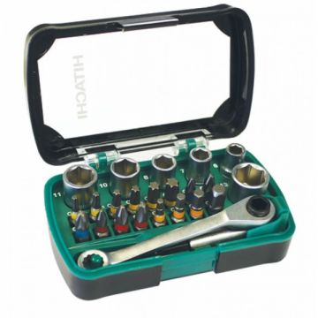 HiKOKI  750362 - Set capete de insurubare mixte 24 bucati