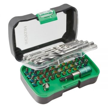 HiKOKI  750365 - Set accesorii insurubare si burghie mixte 50 bucati
