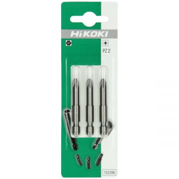 HiKOKI  752286 - Set capete de insurubare profil PZ2 3 bucati