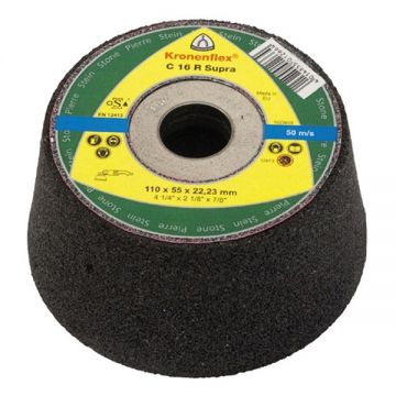Klingspor  C 16 R SUPRA - Piatra oala abraziva   110x22.2  mm granulatie - beton