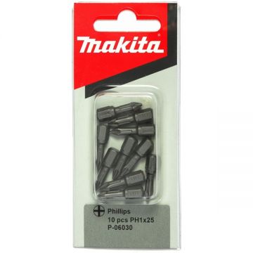 Makita  P-06030 - Set capete de insurubare profil PH1 10 bucati