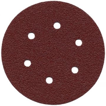 Makita  P-37502 - Set foi abrazive rotunde 150 mm granulatie 100 6 gauri 10 bucati
