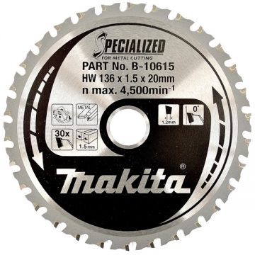 Makita  SPECIALIZAT - Panza cu carburi metalice 136x20x1.5  mm 30 dinti