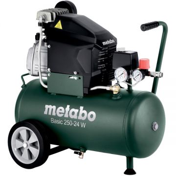 Metabo  BASIC 250-24 W - Compresor cu ulei 1500 W 24 l 200 l/min 8 bar