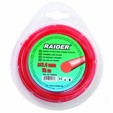 Raider  110204 - Fir de taiere 2.4 mm 15 m forma rotunda