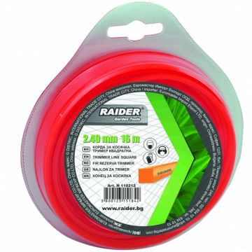 Raider  110212 - Fir de taiere 2.4 mm 15 m forma patrata