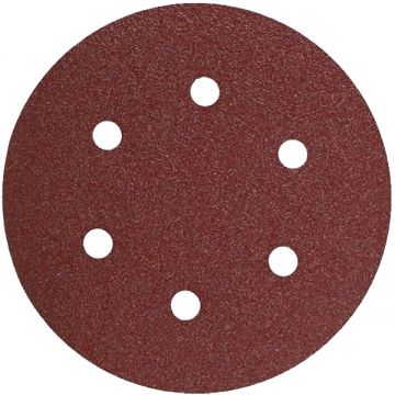 Raider  180715 - Set foi abrazive rotunde 150 mm granulatie 100 6 gauri 10 bucati