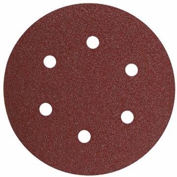 Raider  180720 - Set foi abrazive rotunde 150 mm granulatie 240 6 gauri 10 bucati