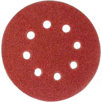 Raider  181104 - Set foi abrazive rotunde 125 mm granulatie 240 8 gauri 10 bucati
