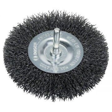 Bosch  1609200273 - Perie disc 100x0.3  mm fir ondulat tija cilindrica 6 mm