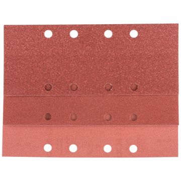 Bosch  2607019499 - Foaie abraziva dreptunghi 235x98 mm 8 gauri granulatie mixta 25 buc