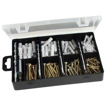 Bosch  2607019511 - Set accesorii insurubare si burghie zidarie 173 bucati