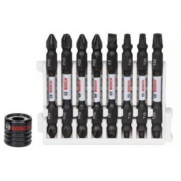 Bosch  2608522345 - Set capete de insurubare mixte 9 bucati rezistenta impact