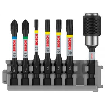 Bosch  PRO Impact - Set capete de insurubare mixte 7 bucati